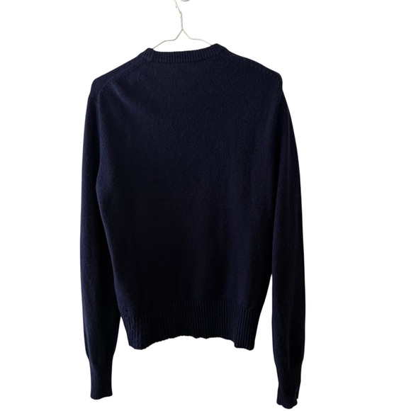 Brooks Brothers Lunar New Year Dragon Sweater Navy Blue Women Small Merino Wool - Picture 7 of 11